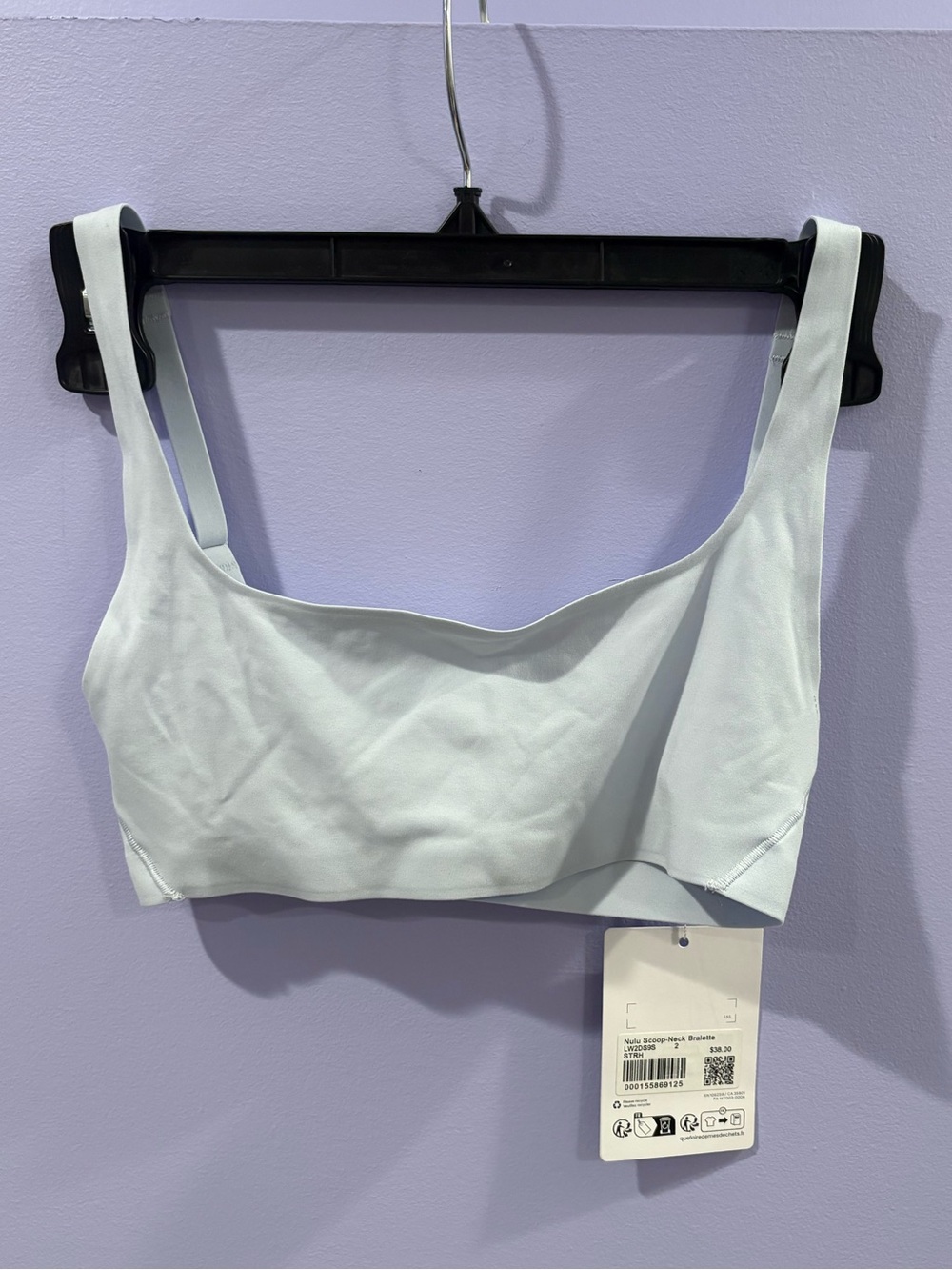 Lululemon lulu scoop neck bralette NWT